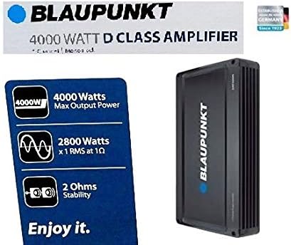 Blaupunkt AMP4000D AMP4000D 4,000-Watt-Max Monoblock Class D Amp with Bass Remote - Image 3