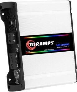 Alternative view of Taramps HD 3000 1 Ohm RGB Effects 1 Channel 3000 Watts RMS MAX Full Range Car Audio Monoblock LED Monitor Indicator Class D Amplifier Crossover, HD 3k