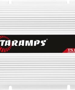 Taramps TS 800x4 Car Audio Multichannel Amplifier 800 Watts Rms 2 Ohms 4 Channel 2 Bridged Channel Full Range Crossover, RCA/High Level Input, Class D