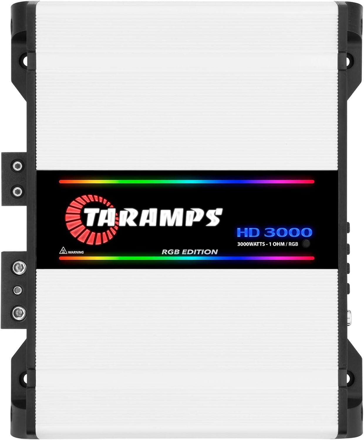 Taramps HD 3000 1 Ohm RGB Effects 1 Channel 3000 Watts RMS MAX Full Range Car Audio Monoblock LED Monitor Indicator Class D Amplifier Crossover, HD 3k