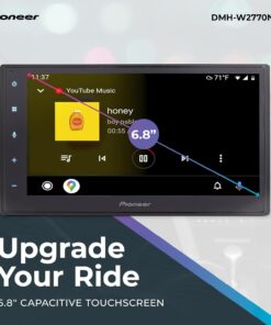 Alternative view of Pioneer DMH-W2770NEX 6.8" Capacitive Touchscreen, Double Din u2013 Wireless & Wired Apple CarPlay & Android Auto, Bluetooth, Backup Camera, FLAC, Short Chassis, HD Radio