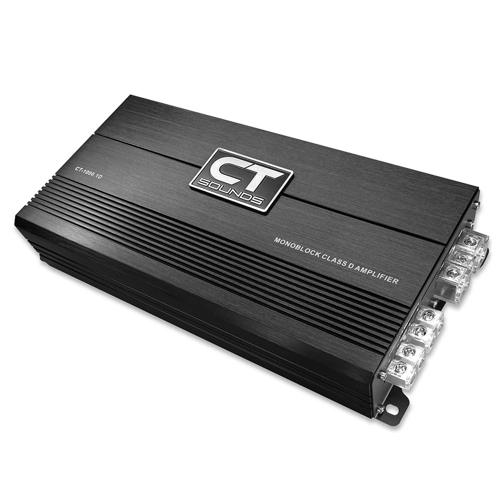 CT Sounds CT-1000.1D Compact Class D Car Audio Monoblock Amplifier, 1000 Watts RMS - Image 3