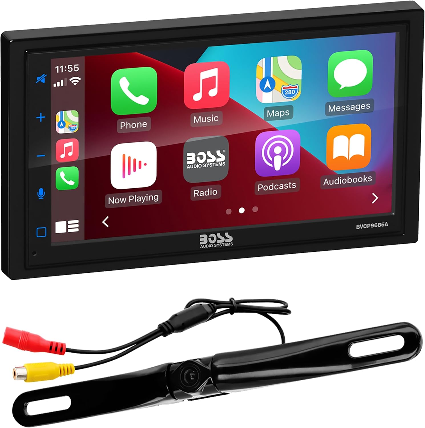 BOSS Audio Systems BVCP9700A Car Stereo - Apple CarPlay, Android Auto, Double Din, 7 Inch Touchscreen, Bluetooth, No CD DVD Player, AM/FM Radio Receiver - Image 7