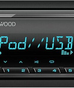 Kenwood Bluetooth USB MP3 WMA AM/FM Digital Media Player Dual Phone Connection Pandora Car Stereo Receiver/Free Alphasonik Earbuds