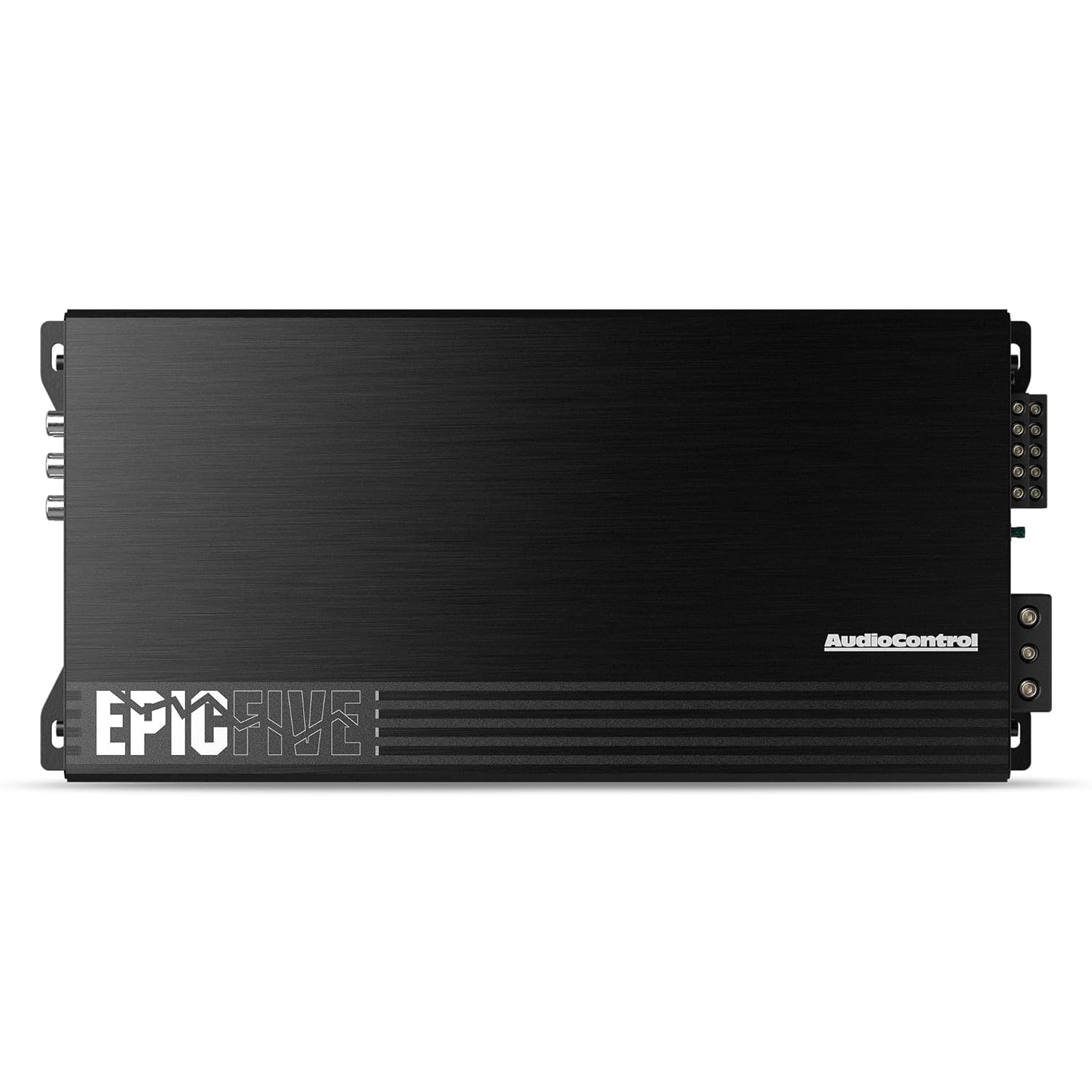AudioControl EPICFIVE Epic Series 1100 Watt RMS 5-Channel Car Audio Amplifier, Class D, Epic Boost, Subsonic Filter, High-Pass/Low-Pass Filters, ACR-E Remote Bass Knob, Epicenter Link