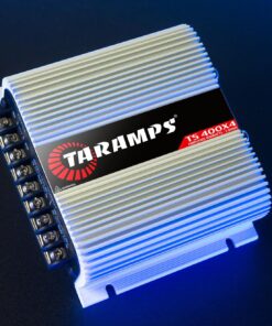 Alternative view of Taramps TS 400x4 400 watts RMS 4 Channels Full Range Car Audio Amplifier, 2 Bridged Channels, RCA Input Class D, Output Power, Multichannel Amplifier System, Small - TS400X4