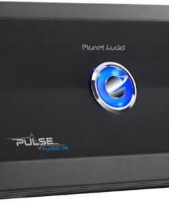 Alternative view of Planet Audio PL2000.1M Monoblock Car Amplifier - 2000 High Output, Low/High Level Inputs, Low Pass Crossover, MOSFET, Hook Up to Subwoofer for Bass