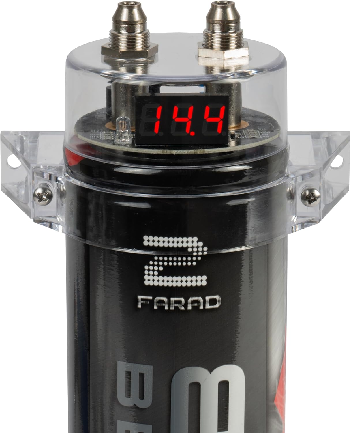 Belva BB2D 2.0 Farad Capacitor with Digital Red Display, Perfect for Systems up to 2000W - Image 2